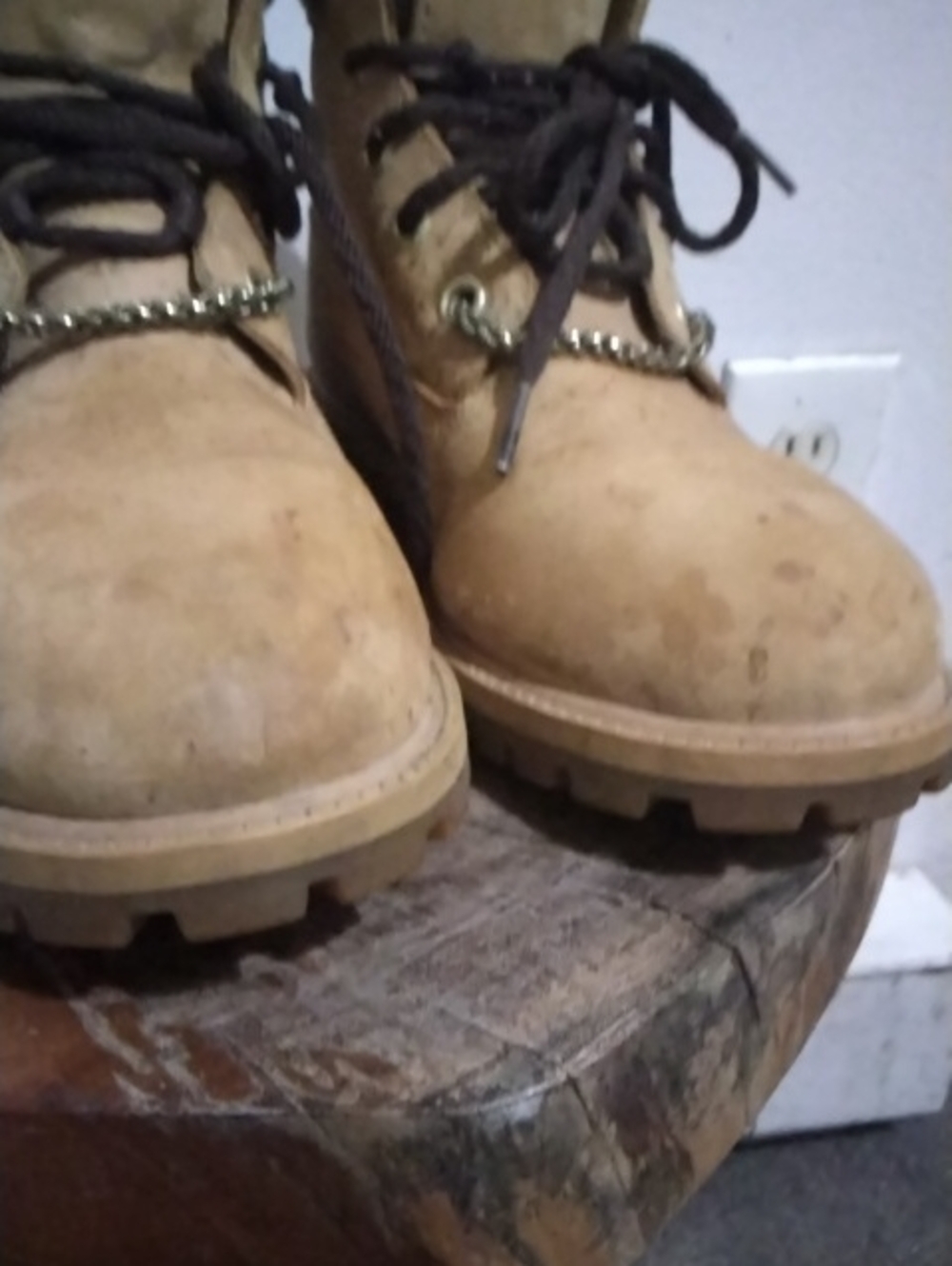 Timberland Boots Wheat/Gold Men's Sz 6.5 - Picture 3 of 15
